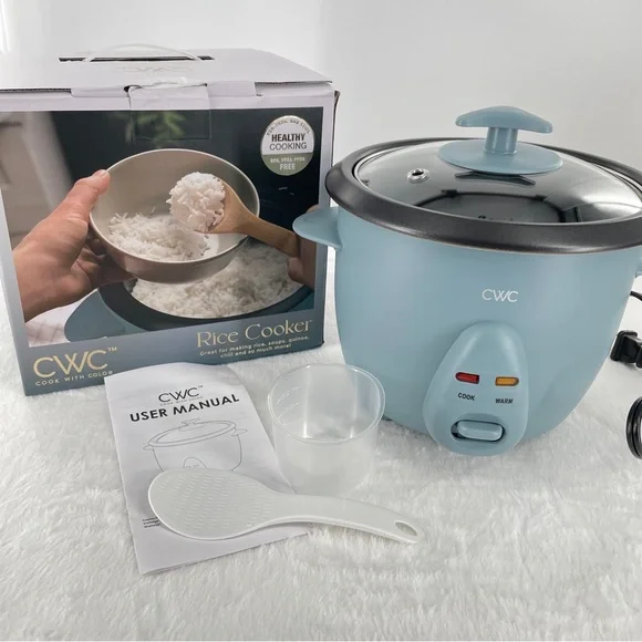 CWC Slate Blue 6 Cup Rice Cooker - Picture 4 of 6